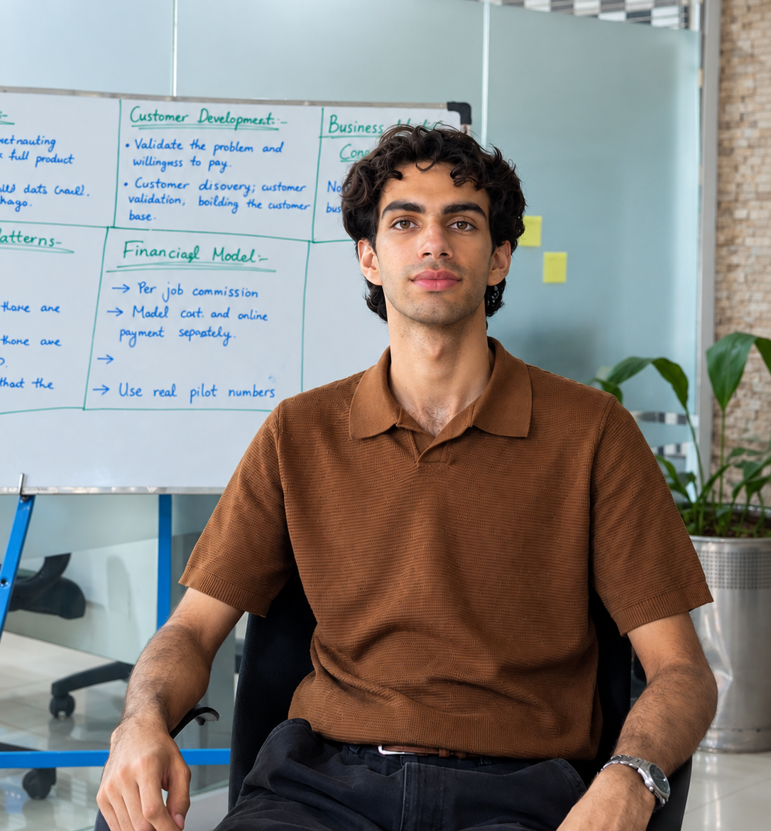 Hassan, founder of ContentAbaad